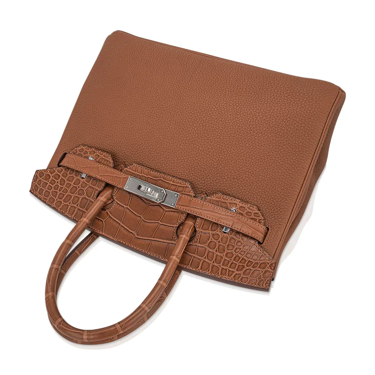 Birkin Touch 30 Bag Gold Matte Alligator / Togo Limited Edition