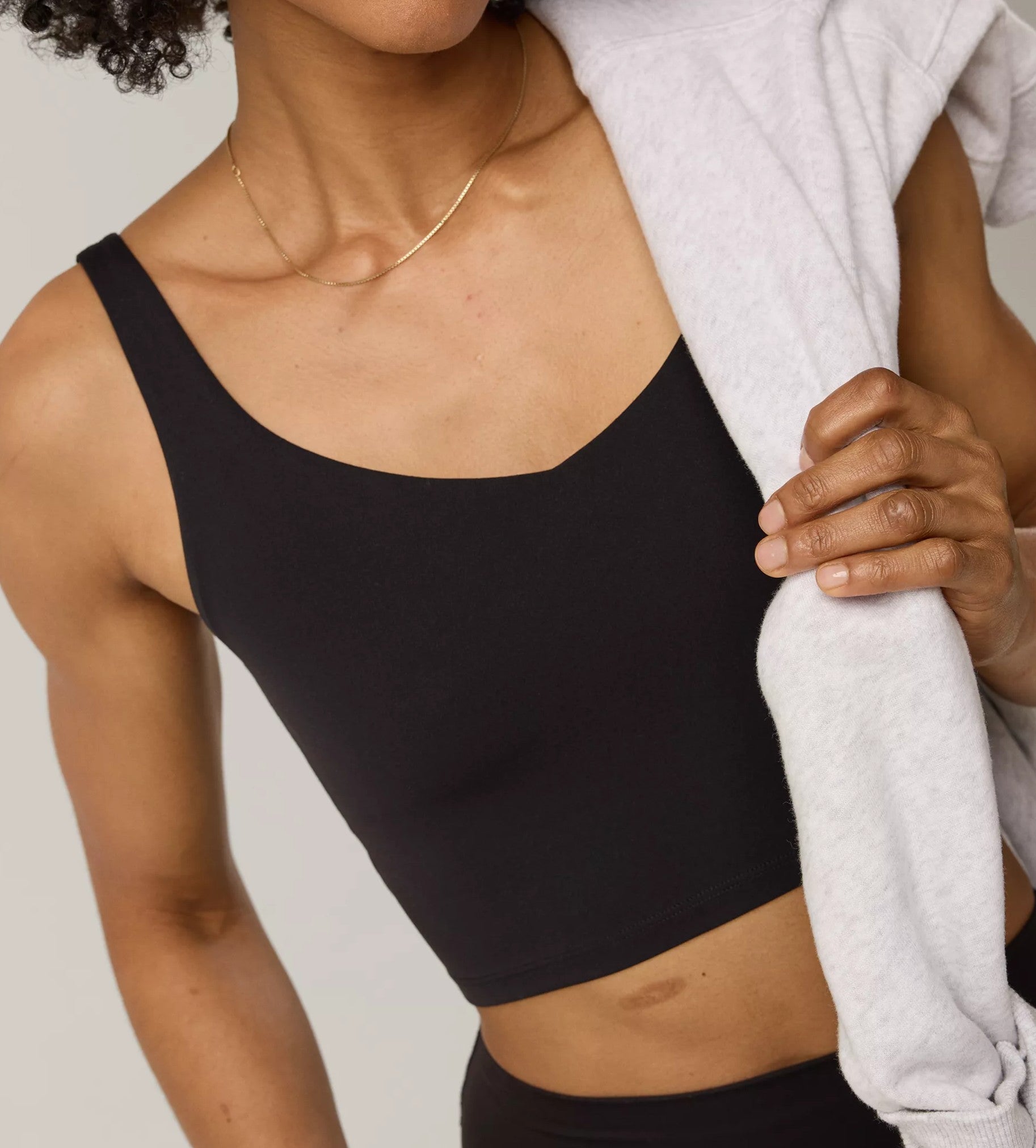 Low Key Longline Sport-Bra Tanktop